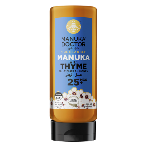 Manuka with Thyme Squeezy Honey 500g